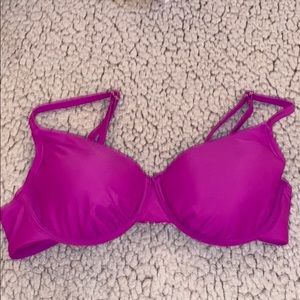 purple bathing suit top